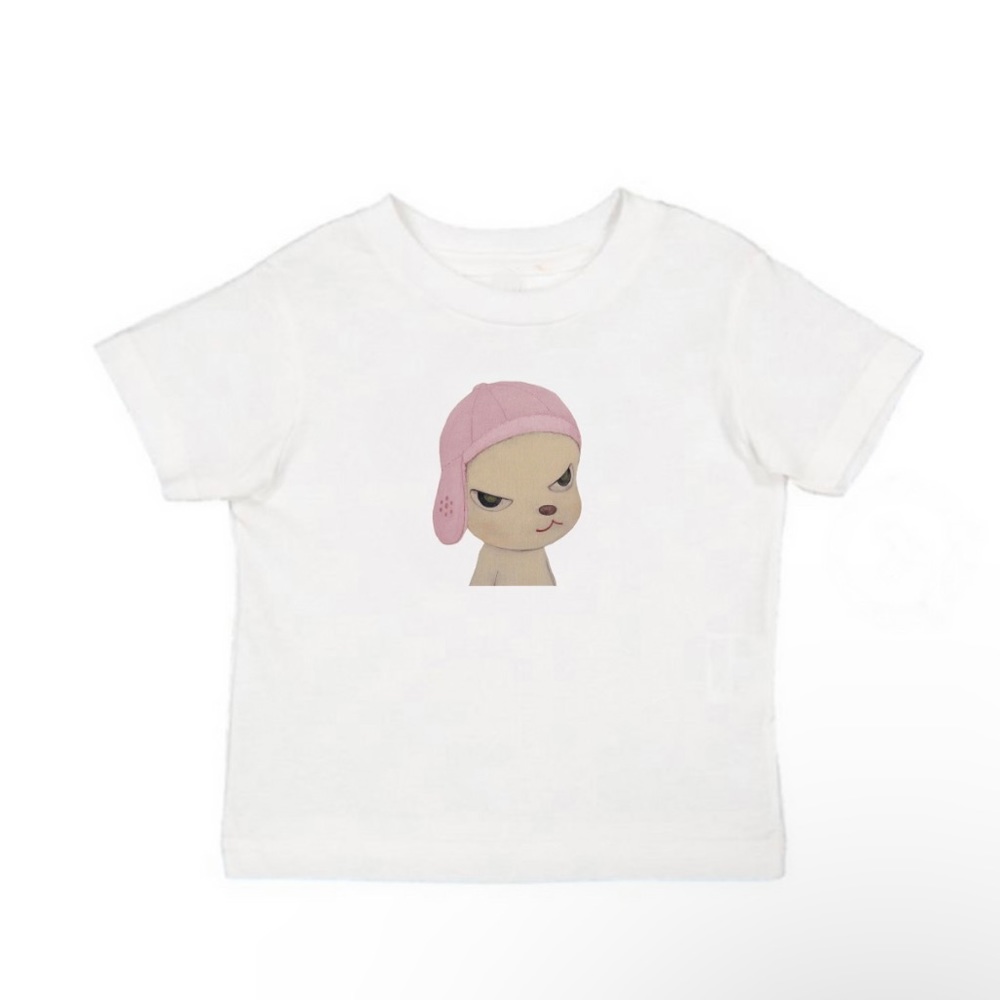 Pink punk graphic t shirt
